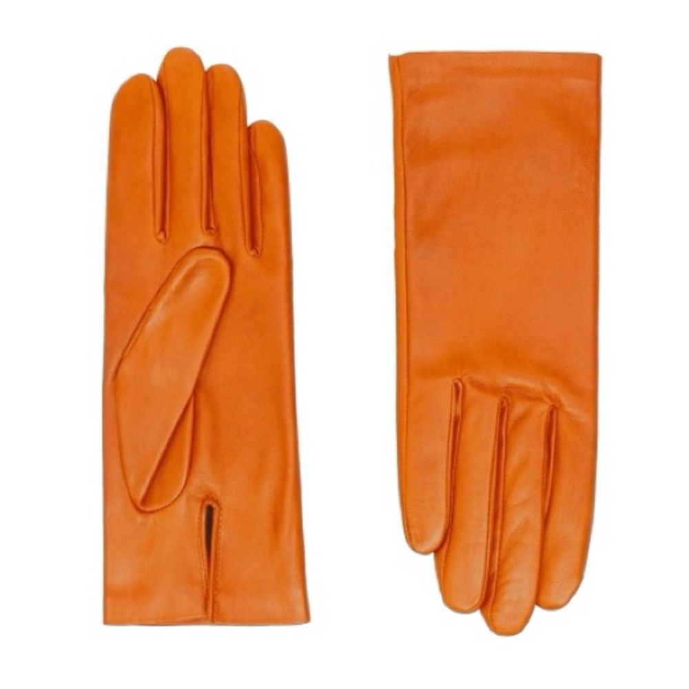 Agnelle Atelier Kate Silk Lining Gloves in Sunset